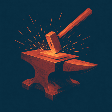 Automatic forging project artwork
