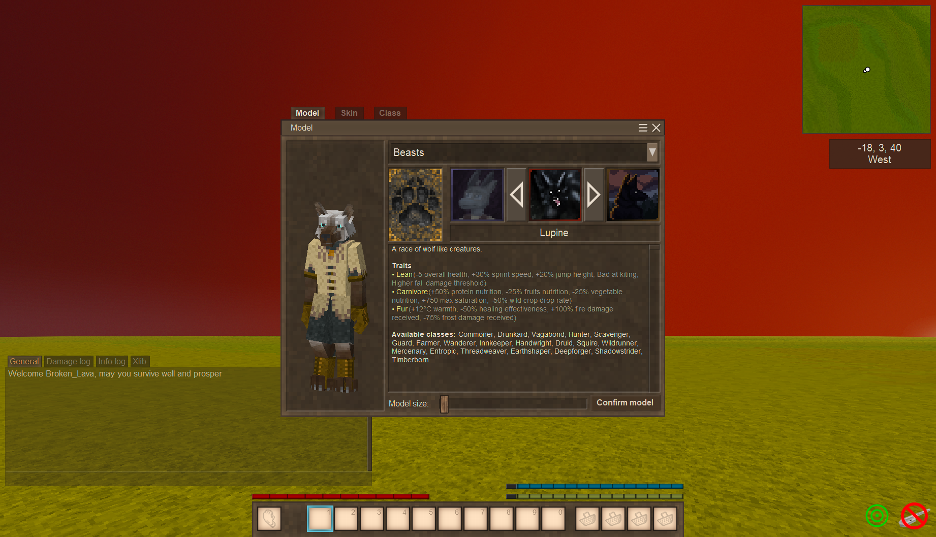 Class Unlock - Vintage Story Mod DB