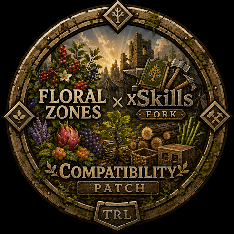 Floral Zones × xSkills Fork Compatibility – Vintage Story Mod