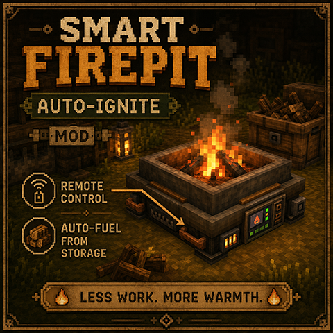 Smart Firepit – Vintage Story Mod