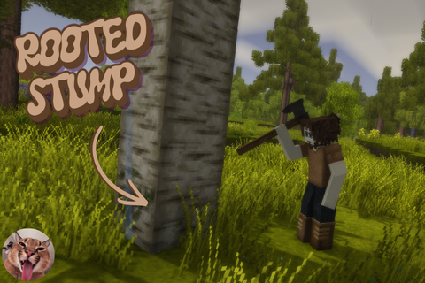 Salty´s Workshop: Rooted Stump – Vintage Story Mod