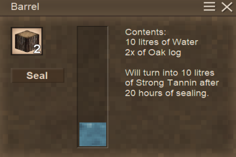 20 Hour Strong Tannin – Vintage Story Mod