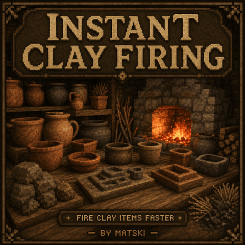 Instant Clay Firing – Vintage Story Mod