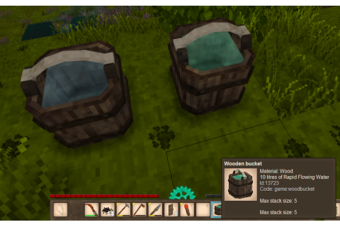 Rapids In Bucket – Vintage Story Mod