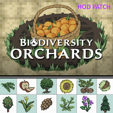 Biodiversity: Orchards HOD patch project artwork