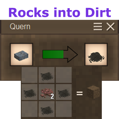 Dirt from Rocks GGLV – Vintage Story Mod