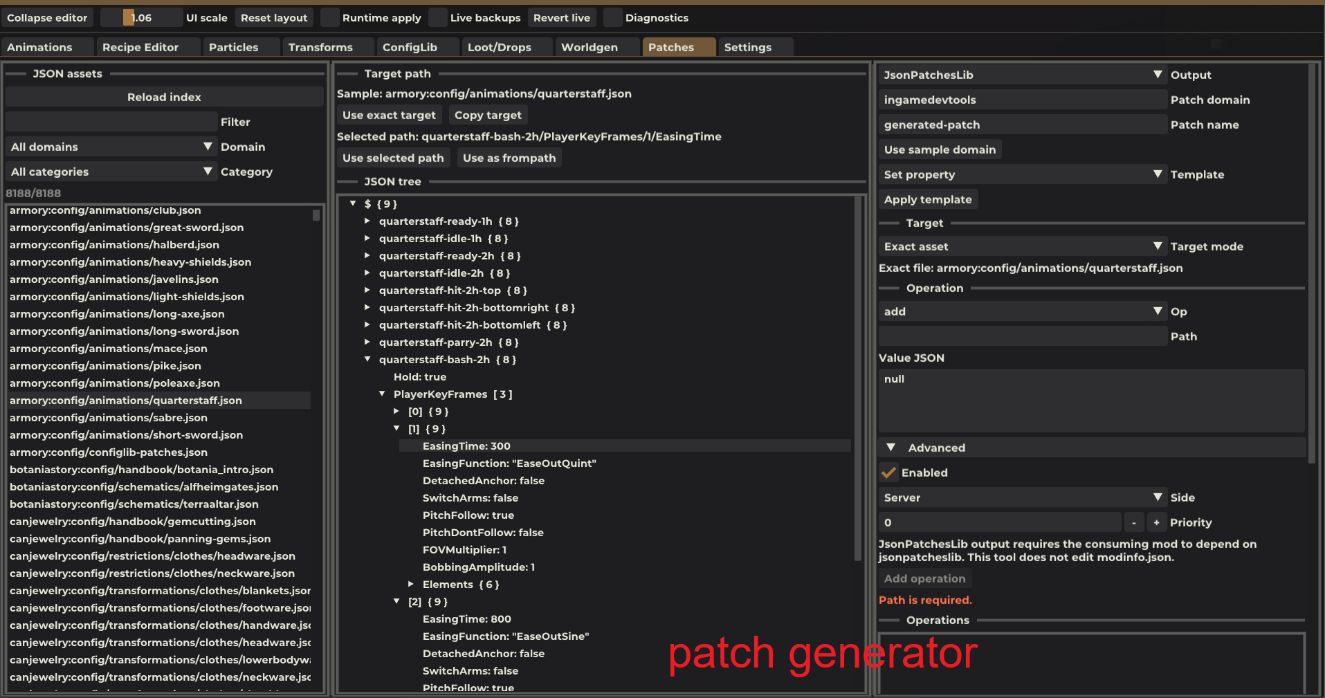 In Game Dev Tools - Vintage Story Mod DB
