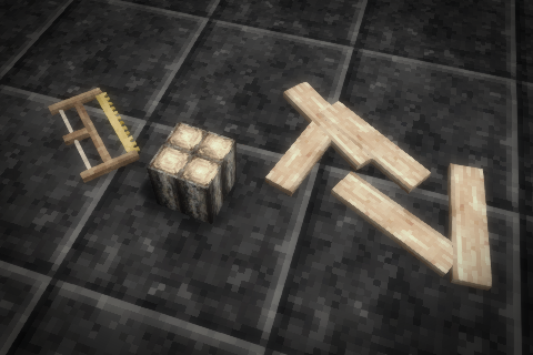 Quarter Logs To Planks – Vintage Story Mod