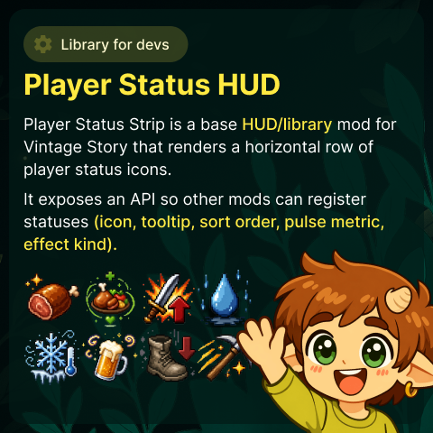 Player Status HUD project artwork