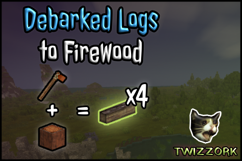 Debarked Logs to Firewood project artwork