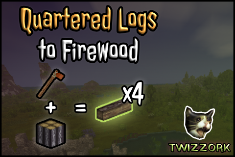 Quartered Logs to Firewood project artwork