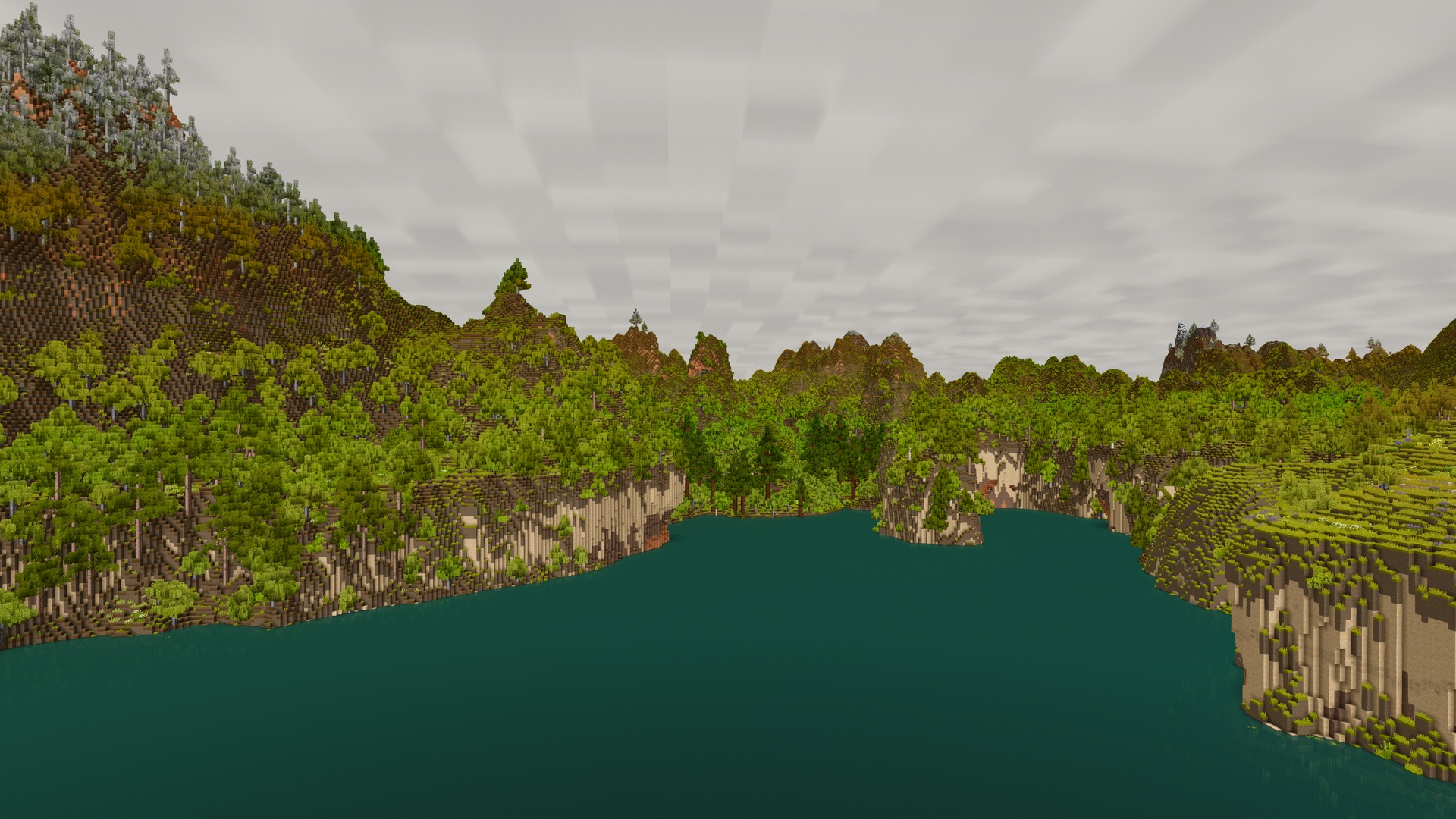 512 World Height Watershed Landforms - Vintage Story Mod DB